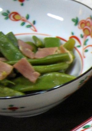 簡単♪　ササギ（モロッコ隠元）の煮物-レシピのメイン写真