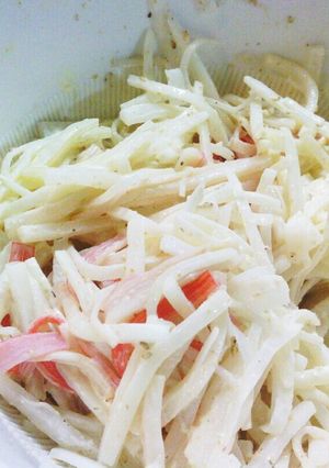 簡単 カニカマ＆大根のおいしいサラダ-レシピのメイン写真
