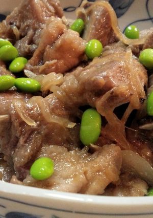 玉葱の甘ダレに漬けて♪スペアリブの炒め煮-レシピのメイン写真