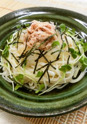ツナおろしそうめん-レシピのメイン写真