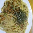 ***柚子胡椒と納豆のパスタ***