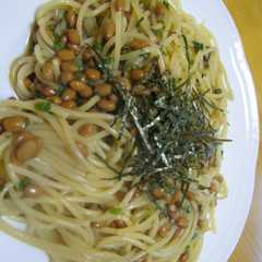 รูปของ ***柚子胡椒と納豆のパスタ***