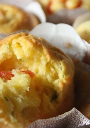 フレッシュトマトとバジルのマフィン-レシピのメイン写真
