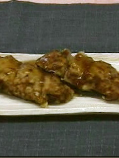 なすの肉詰め揚げ-レシピのメイン写真