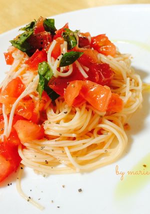 【そうめん】トマトの冷製カッペリーニ？-レシピのメイン写真