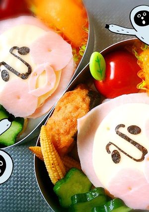 ももじりキャラ弁-レシピのメイン写真