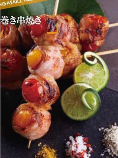 長崎産ミニトマトの豚巻き串焼き-レシピのメイン写真