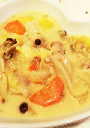 大根入り味噌豆乳シチュー-レシピのメイン写真