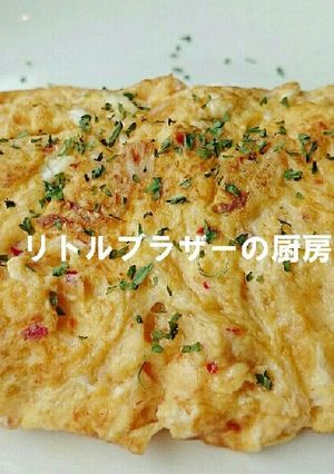スパイシー白菜キムチ入りオムレツ-レシピのメイン写真