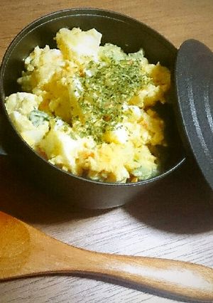 ポテサラアレンジ！カレー風味♡-レシピのメイン写真