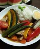 ツナと夏野菜のサラサラカレー