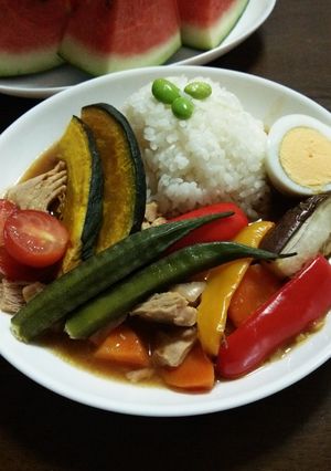 ツナと夏野菜のサラサラカレー-レシピのメイン写真