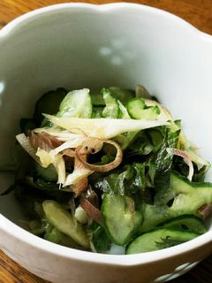 夏の薬味たっぷり 酢の物-レシピのメイン写真