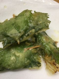 玉ねぎのしそ巻き天ぷら-レシピのメイン写真