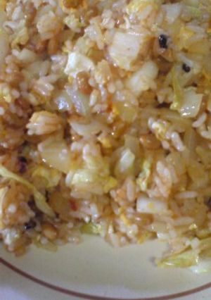 なんちゃって～納豆キムチチャーハン♪-レシピのメイン写真