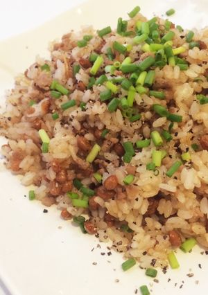 ＊そぼろ納豆炒飯＊-レシピのメイン写真