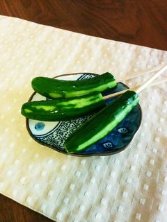 子ども喜ぶ♪きゅうりの1本漬-レシピのメイン写真