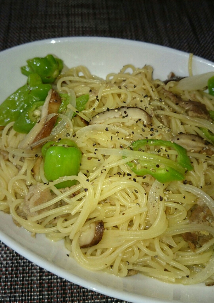 豚肉とししとうのパスタ-レシピのメイン写真