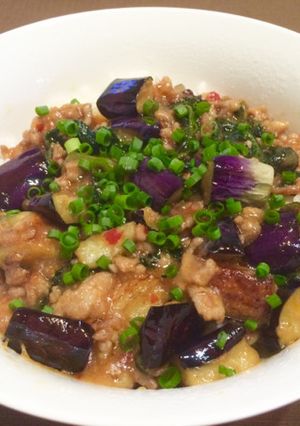 茄子とひき肉の甘味噌丼-レシピのメイン写真