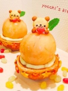 桃の皮と種の綺麗な取り方♡丸ごと桃タルト-レシピのメイン写真