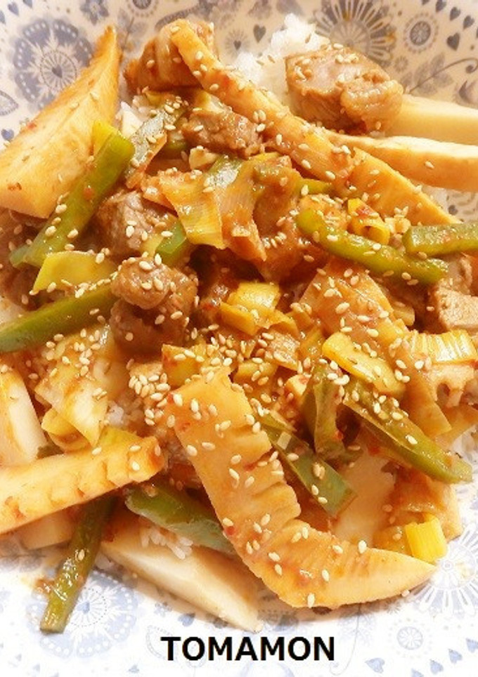 炒めるだけ簡単✿とまモンピューレ中華丼風-レシピのメイン写真