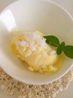 バニラアイス+ココナッツオイル-レシピのメイン写真