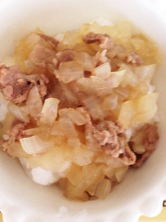 ★離乳食後期★牛丼風-レシピのメイン写真