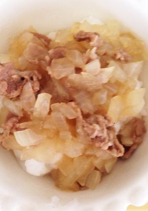★離乳食後期★牛丼風-レシピのメイン写真