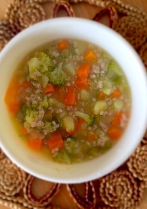 ★離乳食後期★豚ひき肉と野菜のぽってり煮-レシピのメイン写真