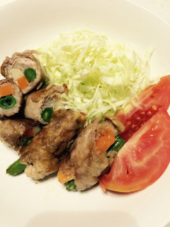 豚コマ肉で☆簡単肉巻き❤️オイソ味-レシピのメイン写真