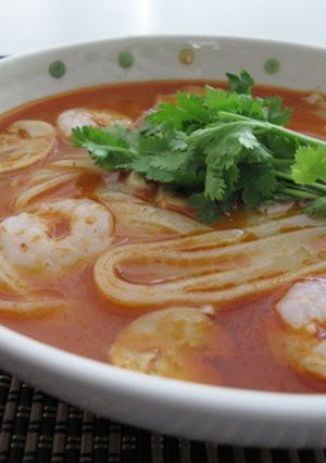 トムヤムスープでツルツル麺-レシピのメイン写真