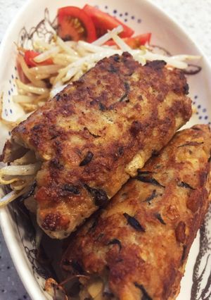 妊活にも⁈大豆水煮と豚ひき肉のもやし巻き-レシピのメイン写真