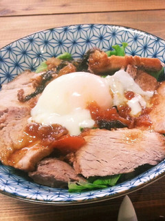 夏にスタミナ☆チャーシュー丼-レシピのメイン写真
