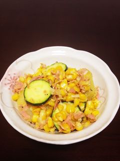 ズッキーニマヨ炒め-レシピのメイン写真