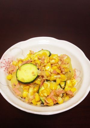 ズッキーニマヨ炒め-レシピのメイン写真