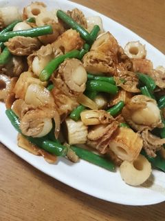 ベビーホタテとちくわのバター醤油炒め-レシピのメイン写真