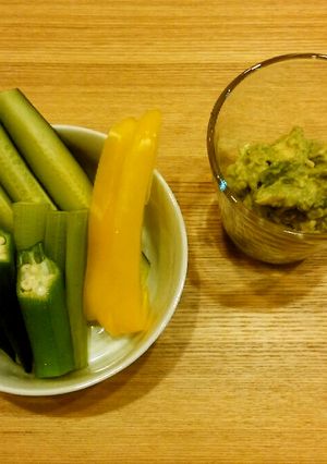 アボカドディップと野菜スティック-レシピのメイン写真