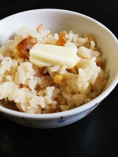 貝ひもとコーンの炊き込みご飯-レシピのメイン写真