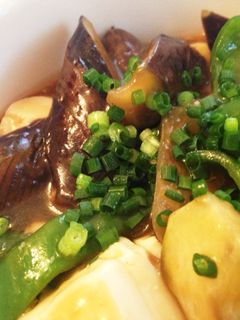 プルコギのたれで♡麻婆ナス豆腐風-レシピのメイン写真