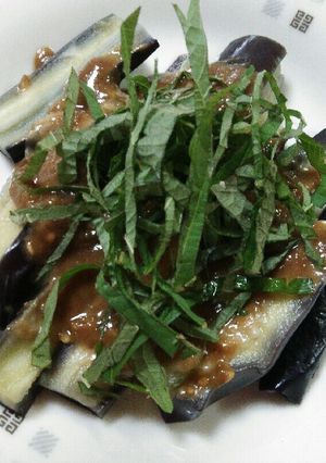 【なすアレンジ】冷やしなすのごまソース-レシピのメイン写真