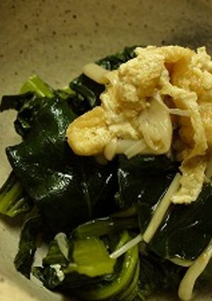 小松菜の煮びたし♪-レシピのメイン写真