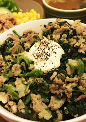 簡単！美味！ポパイ丼！(くりやん風？)-レシピのメイン写真