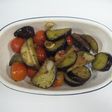 ナスとトマトのオリーブオイル炒め