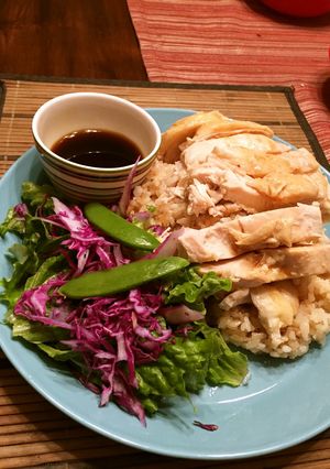 活力なべでシンガポールチキンライス風-レシピのメイン写真