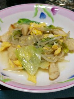レタスと鶏肉の塩炒め-レシピのメイン写真