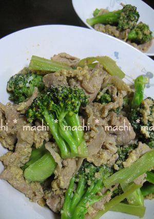 中華賄い♪豚とブロッコリーの中華炒め-レシピのメイン写真