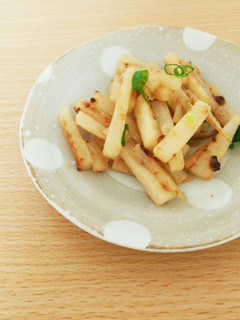 長芋のにんにく醤油炒め-レシピのメイン写真