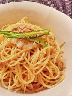 ツナの満足冷製パスタ。-レシピのメイン写真