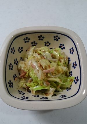 レンジで簡単！キャベツのおかか和え-レシピのメイン写真