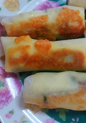 焼きトマト&チーズ春巻き-レシピのメイン写真